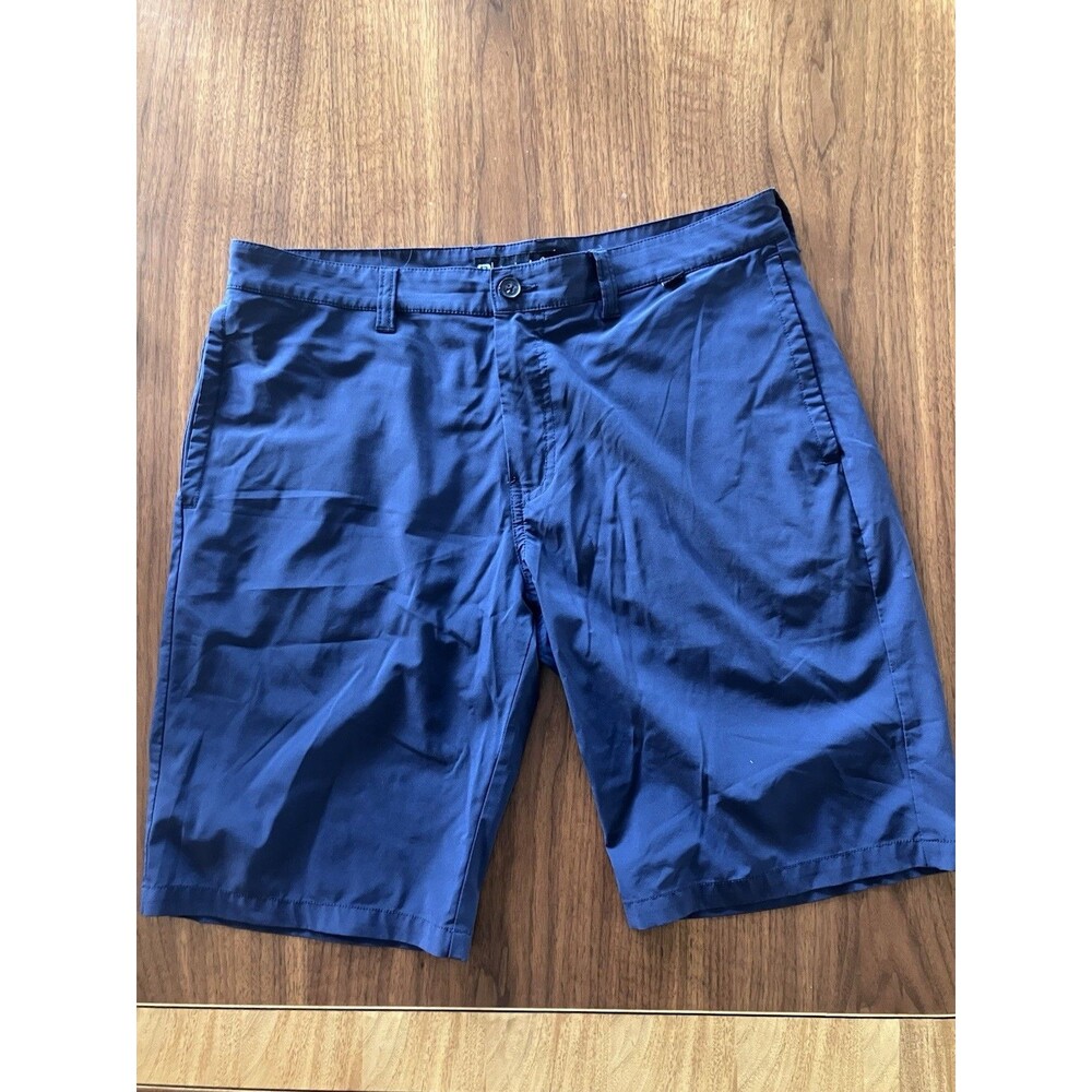 Travis Mathew Golf Shorts Mens Sz 36 Sports Performance Stretch 10” Blue